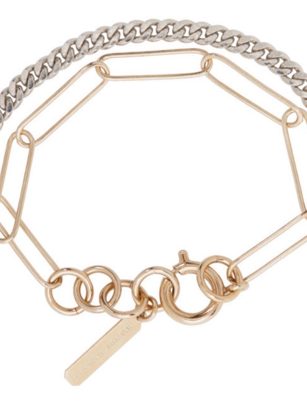 Justine Clenquet Silver and Gold Pixie Bracelet